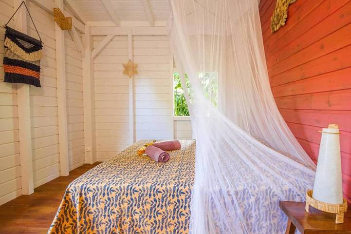 It Racoon Bungalow Garten und Pool in Pointe-Noire, Guadeloupe