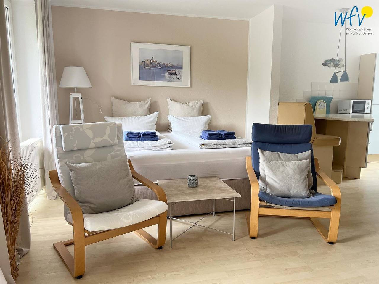Ganze Wohnung, Ferienwohnung auf Wangerooge mit Garten, Balkon und überdachter Terrasse in Wangerooge