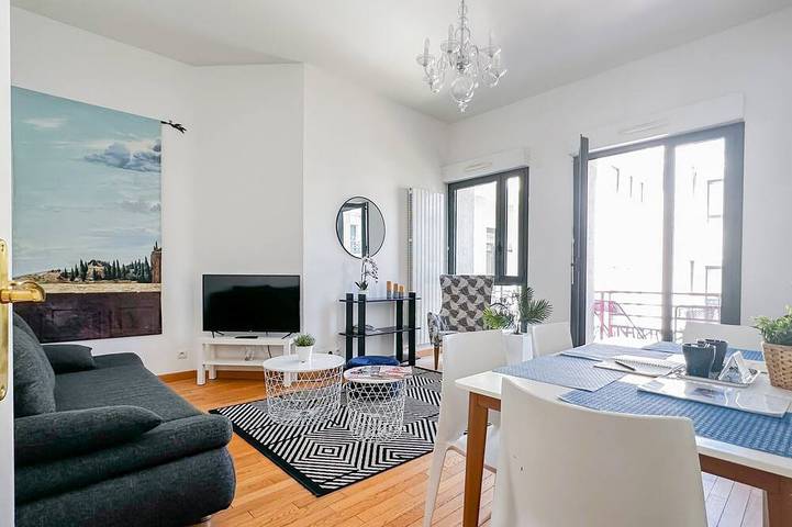 Gîte pour 4 personnes, avec jardin et balcon dans Gare d'Annecy