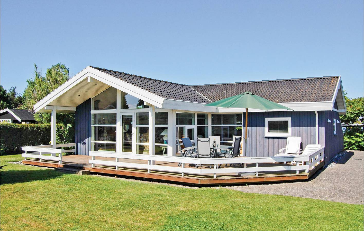 Ferienhaus für 6 Personen mit Terrasse in Strøby, Stevns und Umgebung