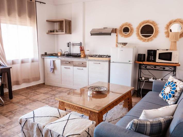 Appartement de vacances pour 2 personnes, avec jardin et vue, animaux acceptés