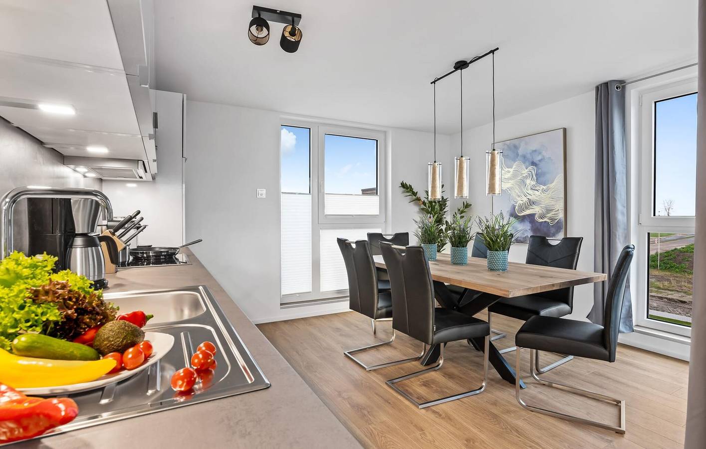 Ganze Ferienwohnung, Rückzugsort am Strand mit Terrasse und Parkplatz - 800 m zum Strand in Olpenitz, Kappeln