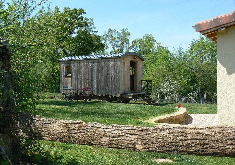 Roulotte à la ferme - Tipi in Puy-d'Arnac, Massif central