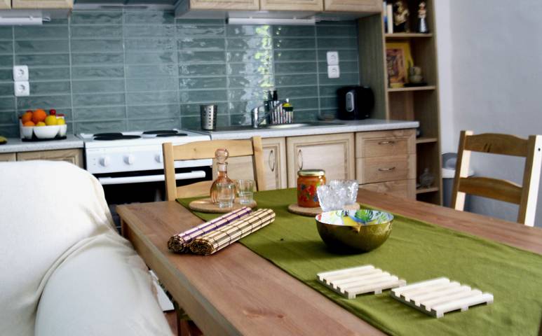 Ferienwohnung für 3 Personen, mit Garten, kinderfreundlich