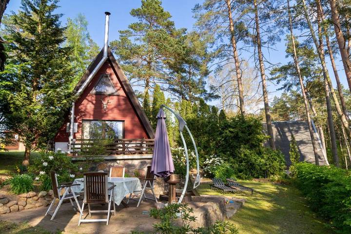 Ferienhaus für 5 Personen, mit Terrasse und Garten sowie Sauna und Seeblick in Lohmen - 3