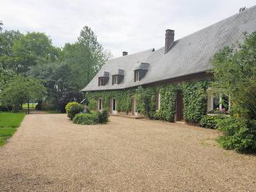 Chambre d’hôte pour 12 personnes, avec jardin en Normandie