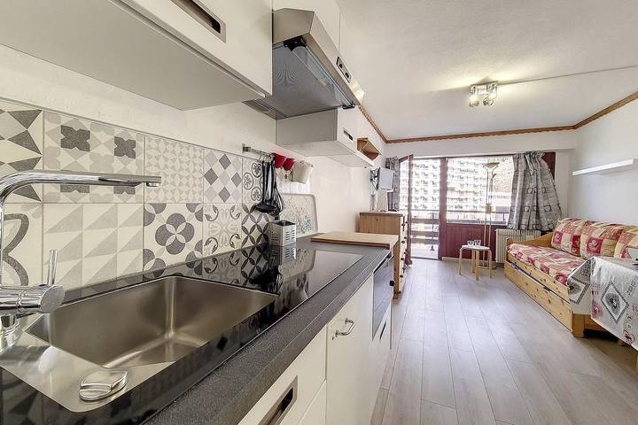 Vakantieappartement voor 2 personen, met balkon in Les Menuires