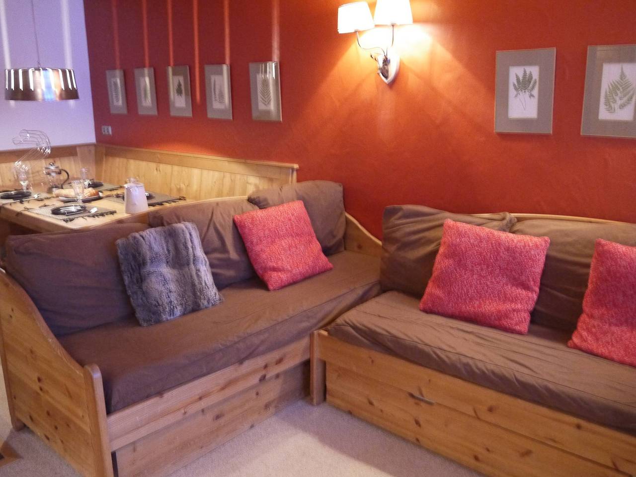 Ganze Wohnung, Schöne 2-Zimmer-Wohnung mit Balkon nahe Pisten und Geschäften in Méribel in Méribel-Mottaret, Les Allues