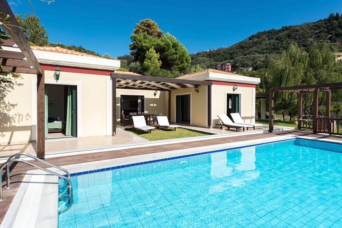 Villa für 4 Personen mit Terrasse in Pelekas, Korfu