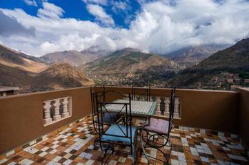 Chambre d’hôte pour 2 personnes, avec terrasse et vue dans Imlil