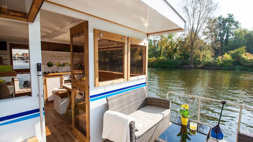 Boot für 4 Personen, mit Terrasse in Mecklenburgische Seenplatte - 3