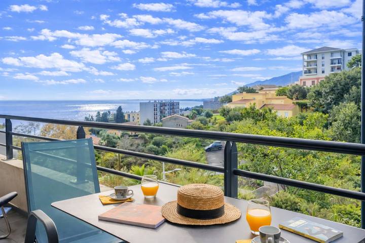 Vakantiewoning voor 2 personen, met terras in Bastia