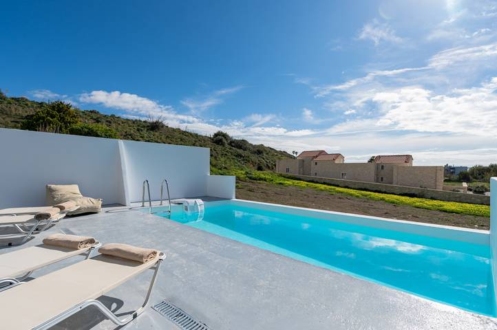 Ferienhaus für 4 Personen, mit Meerblick und Balkon sowie Terrasse in Rethymno und Umgebung - 2