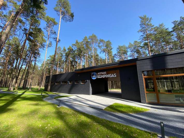 Kemping dla 3 osób, z Taras i Ogród oraz Sauna i Widok w Litwa
