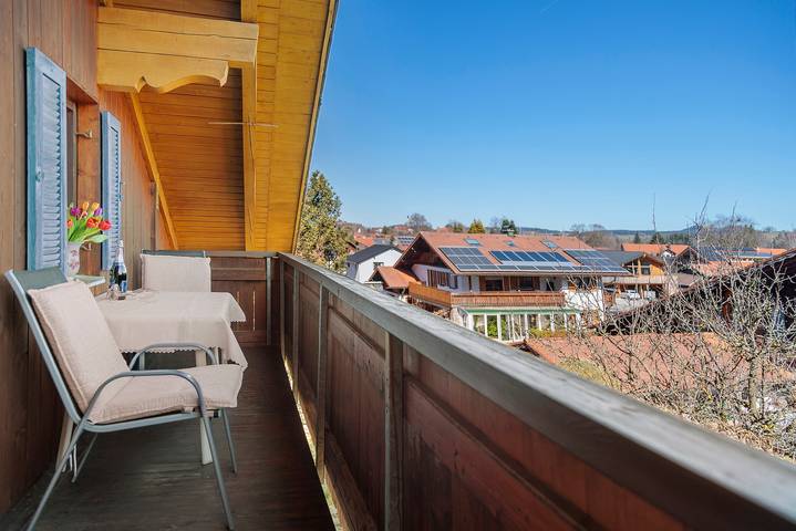Hütte für 2 Personen, mit Balkon