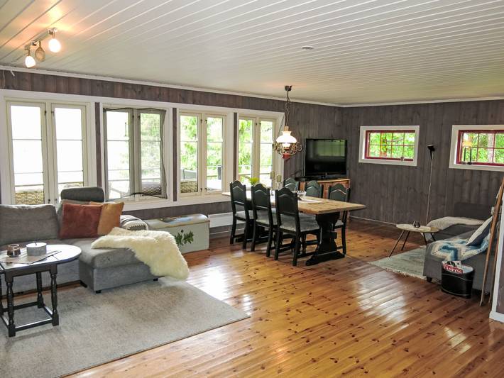 Ferienhaus für 6 Personen, mit Terrasse und Garten sowie Seeblick in Telemark - 3