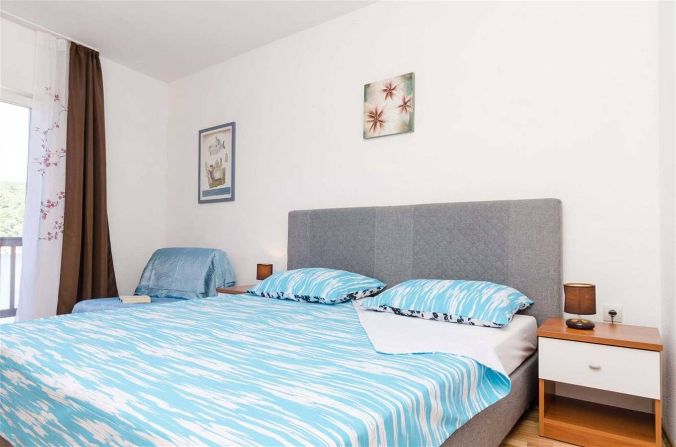 Ganze Wohnung, Levanat Apartment mit 1 Schlafzimmer, Balkon und Meerblick in Mljet