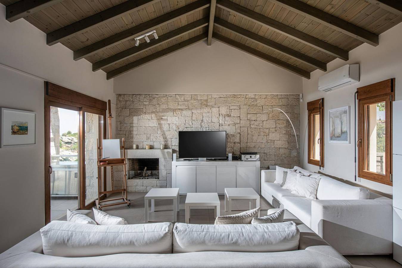Villa für 8 Personen mit Balkon in Lygaria, Achlada