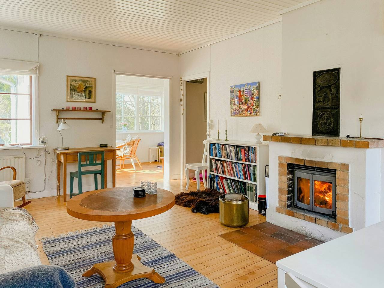 Waldrefugium mit Holzofen in Skåne in Osby und Umgebung