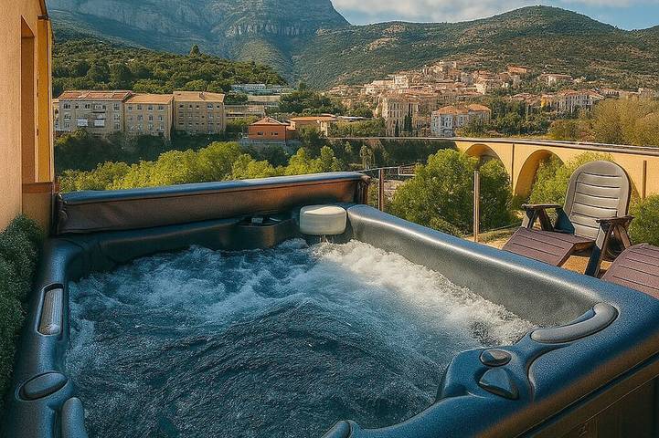 Apartamento de vacaciones para 6 personas, con balcón y jacuzzi - 1