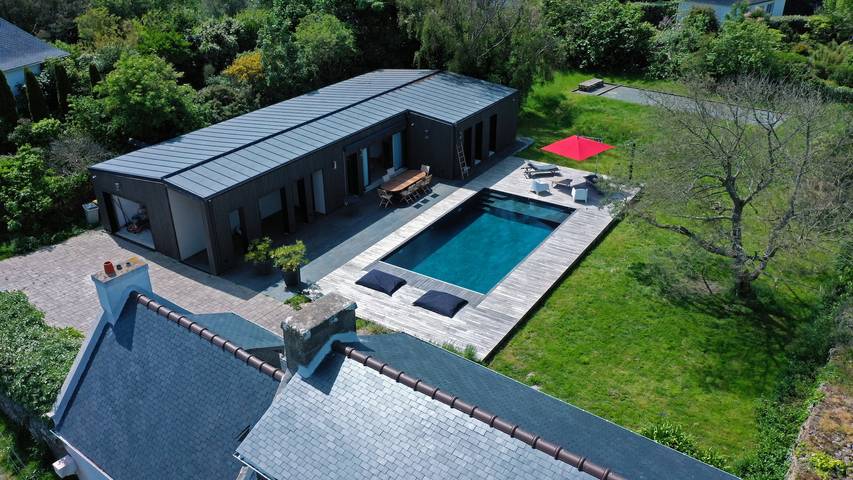 Location de vacances pour 8 personnes, avec terrasse et jardin dans Plage Pors Termen Trebeurden - 3