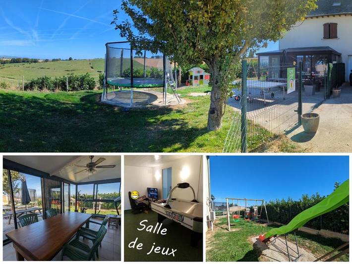 Location de vacances pour 5 personnes, avec Terrasse ainsi que Jardin et Vue à Prévinquières