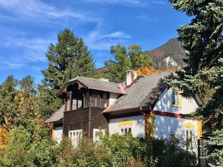 Ferienwohnung für 4 Personen, mit Balkon und Garten sowie Sauna und Ausblick in Wiener Alpen in Niederösterreich