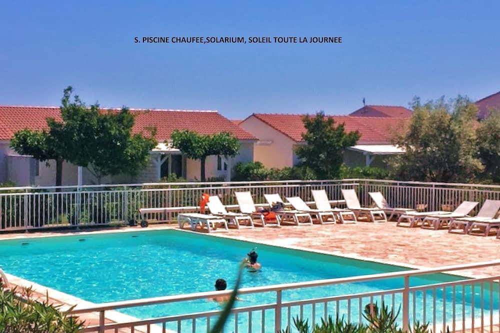 Belle villa*** 3ch.-150m plage-clim-piscine.chauffée-jardin privé à Prunete in Prunete, Cervione
