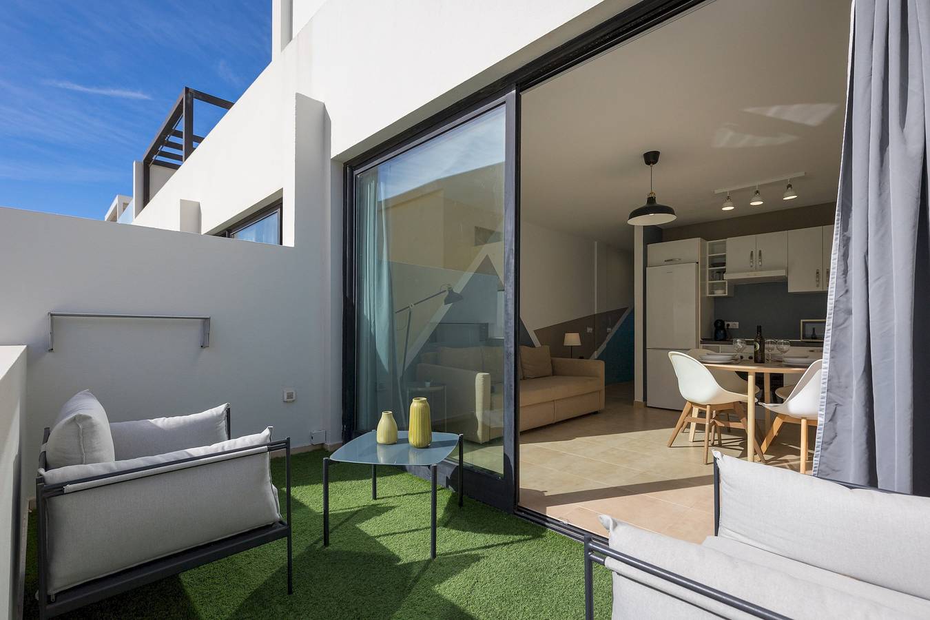 Ganze Wohnung, Ferienwohnung für 3 Personen mit Terrasse in El Cotillo, La Oliva