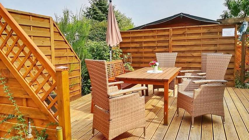 Ferienwohnung für 5 Personen, mit Terrasse und Sauna in Hohen Wieschendorf