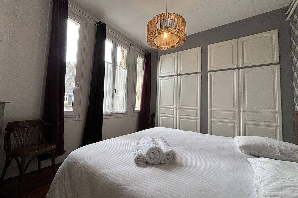 Ganze Wohnung, Apartment-Übergroß-Ensuite mit Bad-Blick auf das Wahrzeichen in Bourges, Bourges und Umgebung