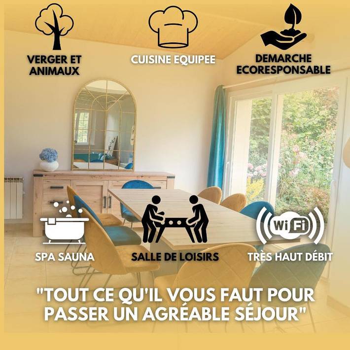 Maison de vacances pour 9 personnes, avec sauna ainsi que jardin et jacuzzi en Seine-Maritime - 2
