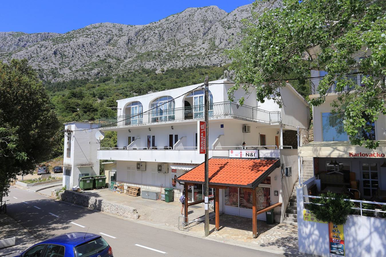 Ganze Wohnung, 2-Zimmer-Ferienwohnung mit Balkon und Meerblick Zivogosce - Porat, Makarska A-18218-b in Zivogosce, Makarska Riviera
