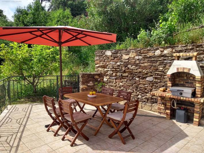 Villa for 6 personer, med terrasse i Collioure
