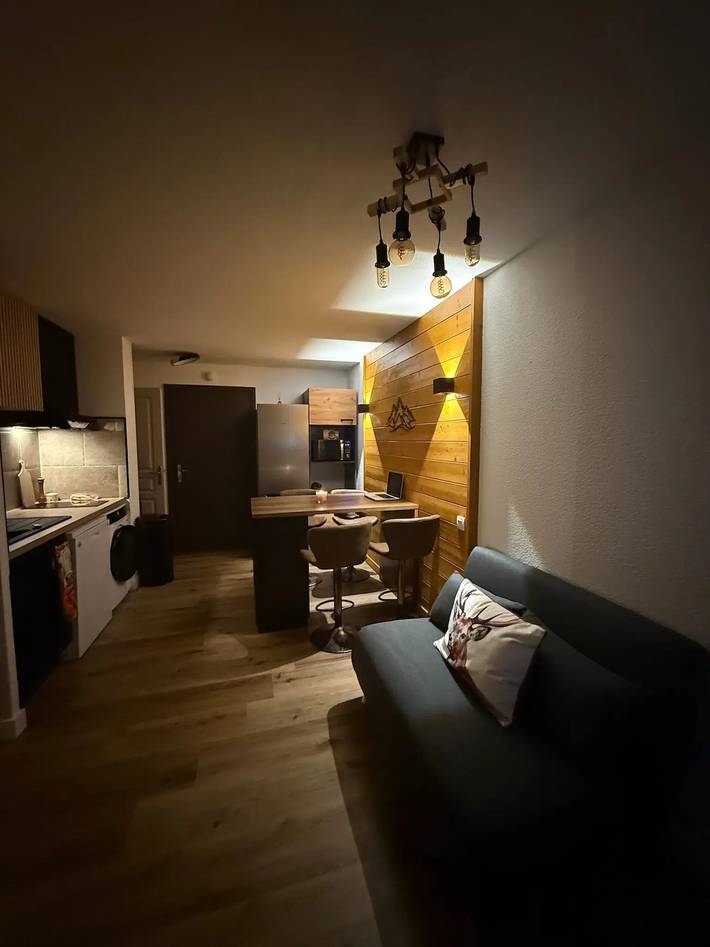 Location de vacances pour 4 personnes, avec balcon et sauna, animaux acceptés à Flumet