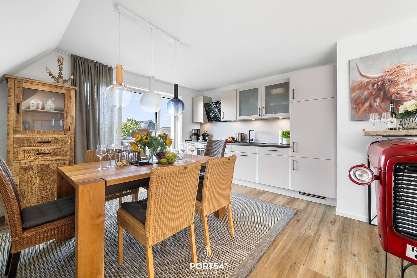 Ganze Wohnung, Neubau-Ferienwohnung zwischen Büsum und St.Peter-Ording mit Balkon und Wlan in Norddeich (Schleswig-Holstein), Dithmarschen