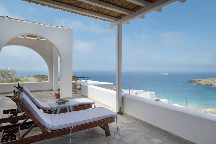 Holiday rental for 10 people, with balcony, with pets in Tinos