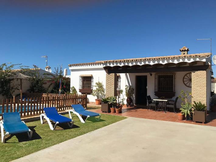 Casa de vacaciones para 4 personas, con terraza además de piscina y jardín en La Janda - 4