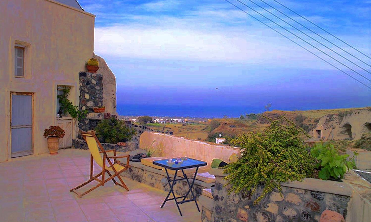 Real Santorini, Cave House – far from the crowds, small village in Exo Gonia, Vothonas