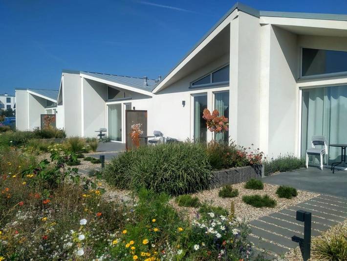 Ferienhaus für 4 Personen, mit Terrasse und Garten sowie Ausblick in Puck