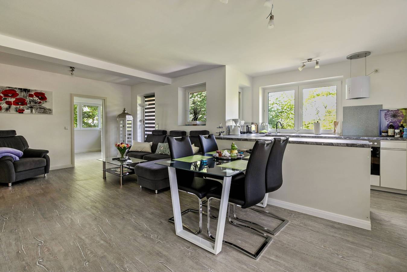 Ganze Wohnung, Ferienwohnung 'Sylt' mit privater Dachterrasse, Gemeinschaftsgarten(perfekt für Hunde) in Galmsbüll, Nordseeküste