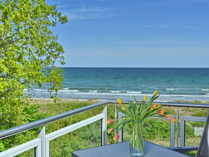 Ferienwohnung für 3 Personen, mit Balkon und Terrasse sowie Sauna und Ausblick in Breege - 2