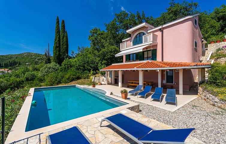 Villa con piscina per 8 persone, con giardino e terrazza in Grad Dubrovnik
