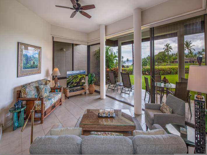 Apartamento de vacaciones para 4 personas, con piscina además de sauna y vistas al mar - 1