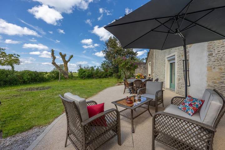 Maison de vacances pour 8 personnes, avec Terrasse ainsi que Jardin et Vue
