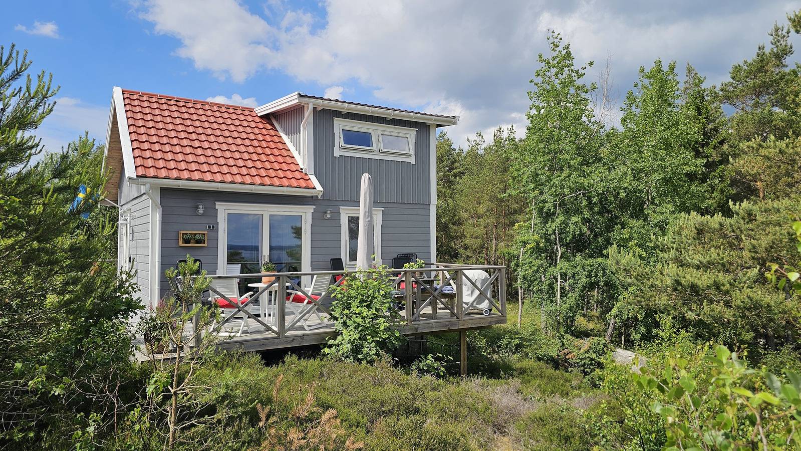 Hus för 4 Personer, med terass