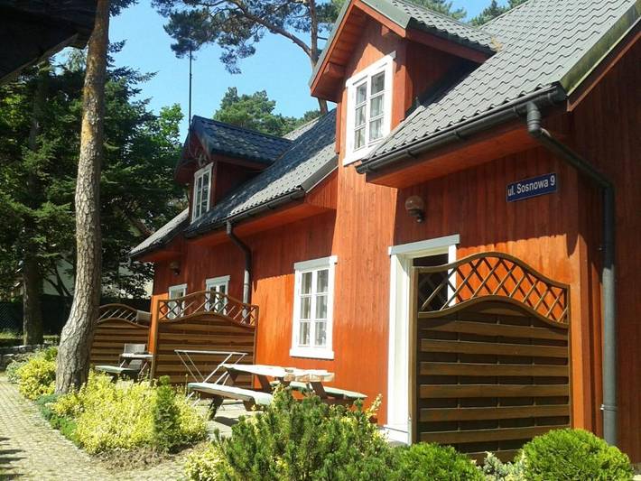 BnB für 9 Personen, mit Garten und Balkon in Polnische Ostsee