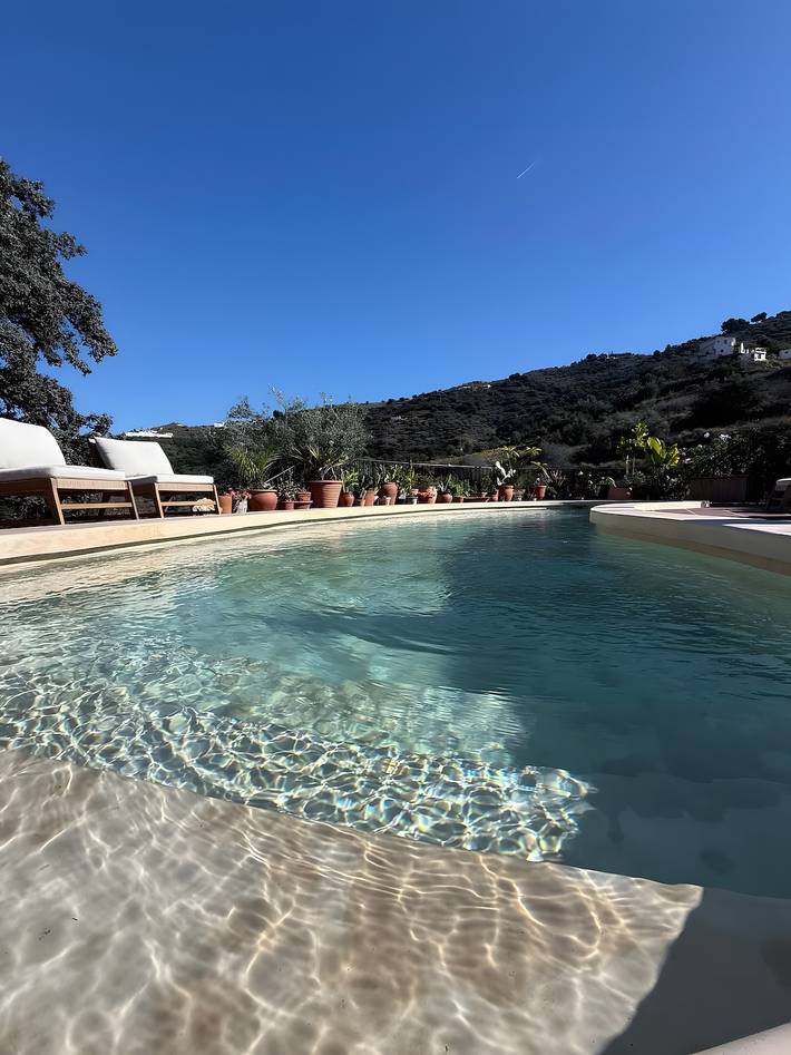 Boutique-Landhaus Paso Paso mit atemberaubendem Bergblick und herrlichem Pool in Torrox, Costa del Sol
