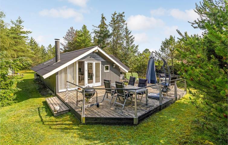 Ferienhaus für 6 Personen mit Terrasse in Napstjert, Jerup