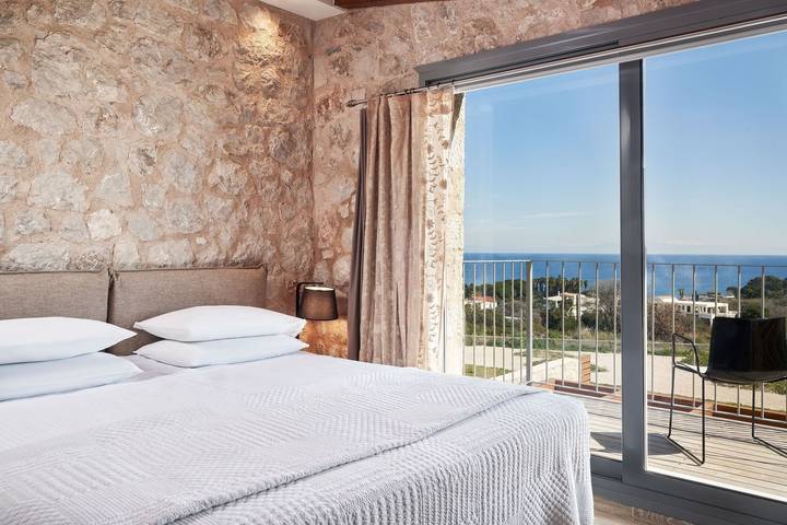 Villa pour 7 personnes, avec Vue sur l’océan et Balcon ainsi que Jardin et Piscine dans Rhodes - 2